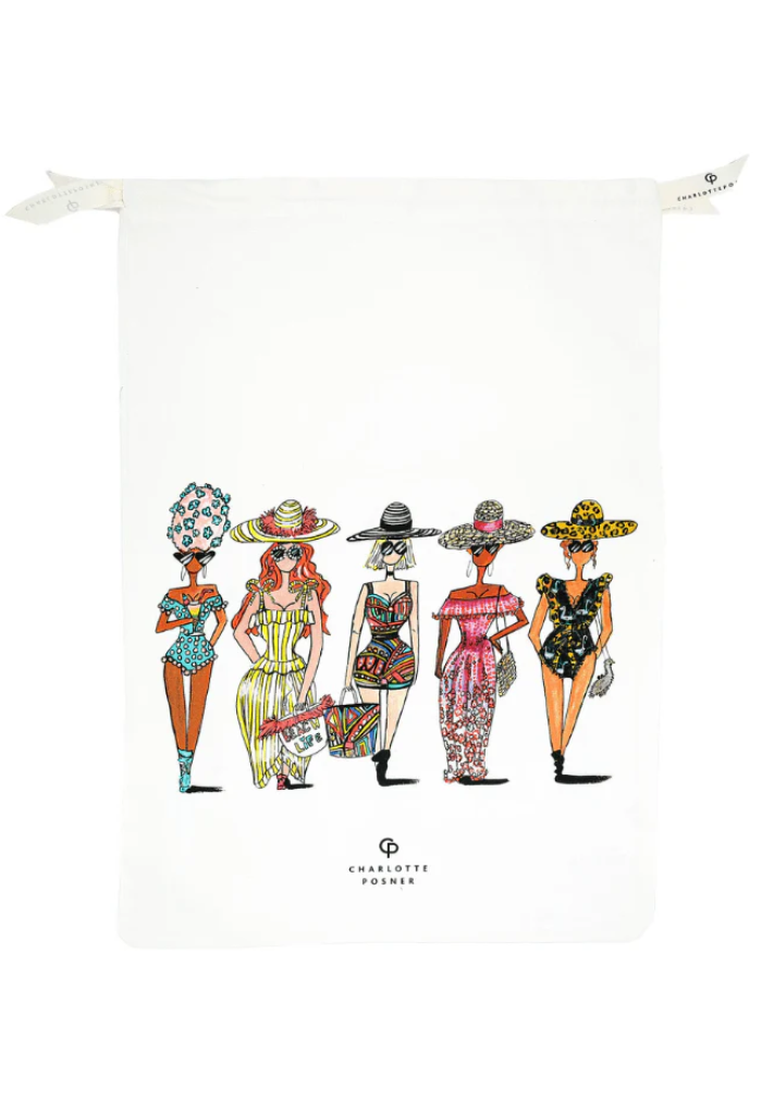 Charlotte Posner Splash Couture Canvas Laundry Bag
