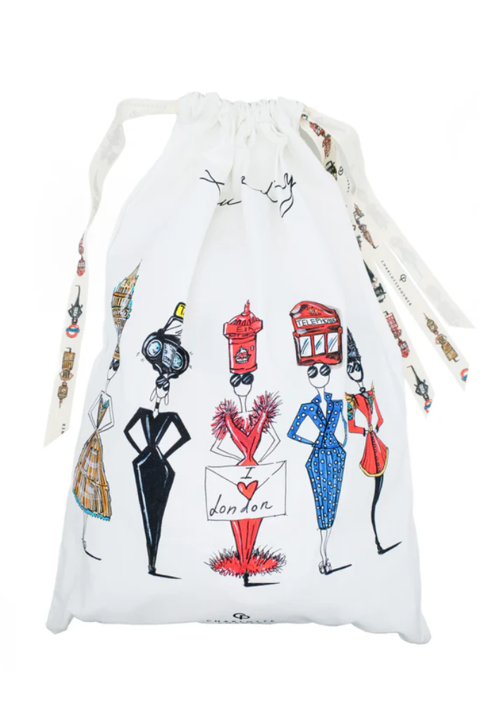 Charlotte Posner London Chic Canvas Laundry Bag