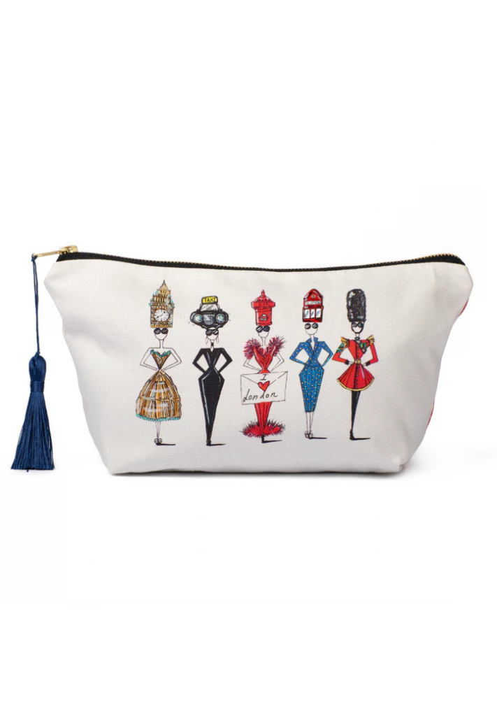 Charlotte Posner London Chic Canvas Wash Bag