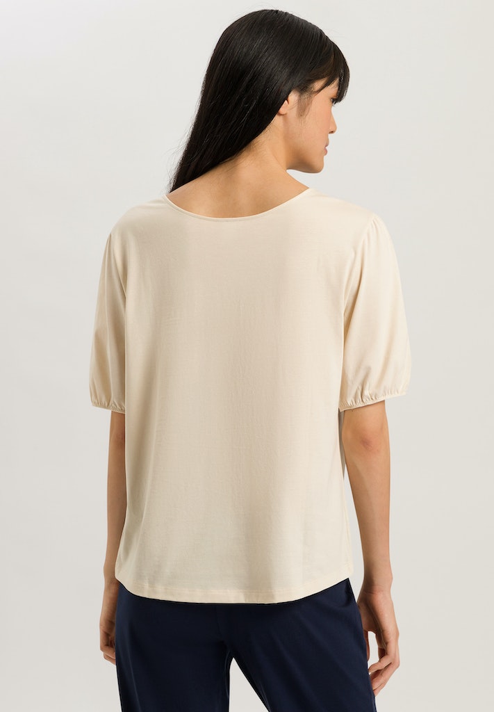 Natural Shirt - Puff Sleeved Top