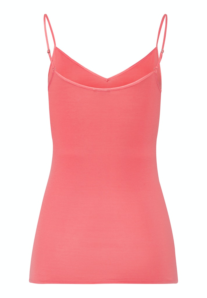 Cotton Seamless - V-Neck Spaghetti Top - HANRO