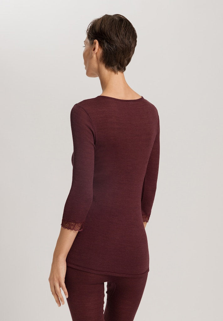 Woolen Lace - Cropped Sleeved Top