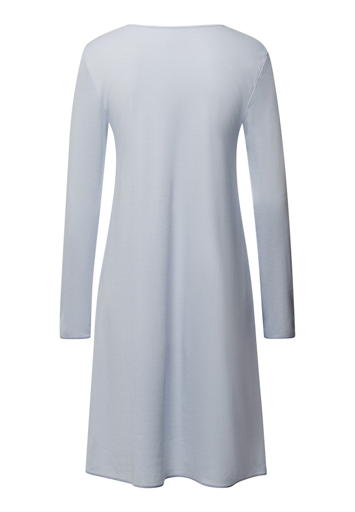 Cotton Silk - Long Sleeved Nightdress 100cm - HANRO