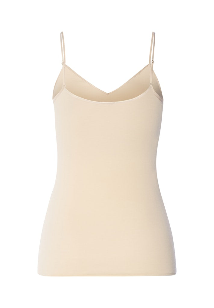 Cotton Seamless - V-Neck Spaghetti Top