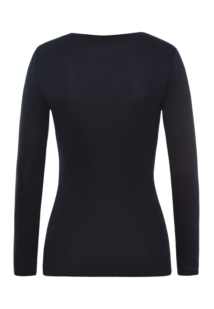 Cotton Seamless - Long Sleeved Top - HANRO