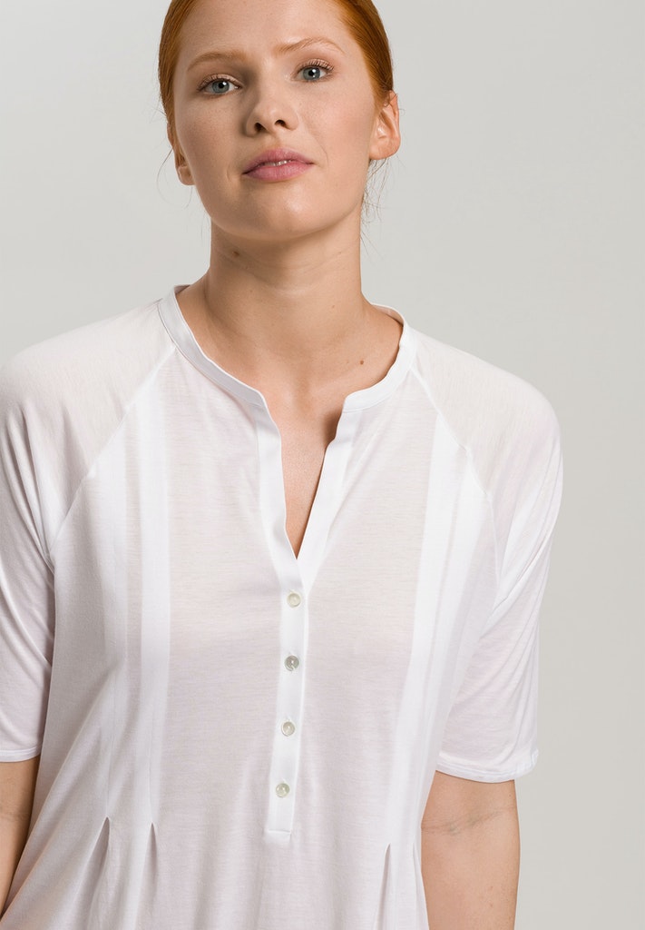 Cotton Deluxe - Short Sleeved Nightdress - HANRO