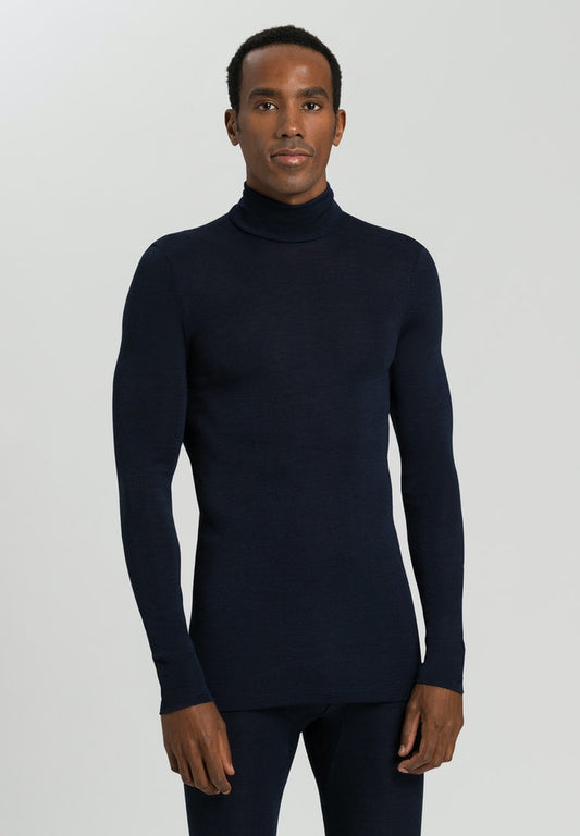 Woolen Silk - Long-Sleeved Turtle Neck Top - HANRO