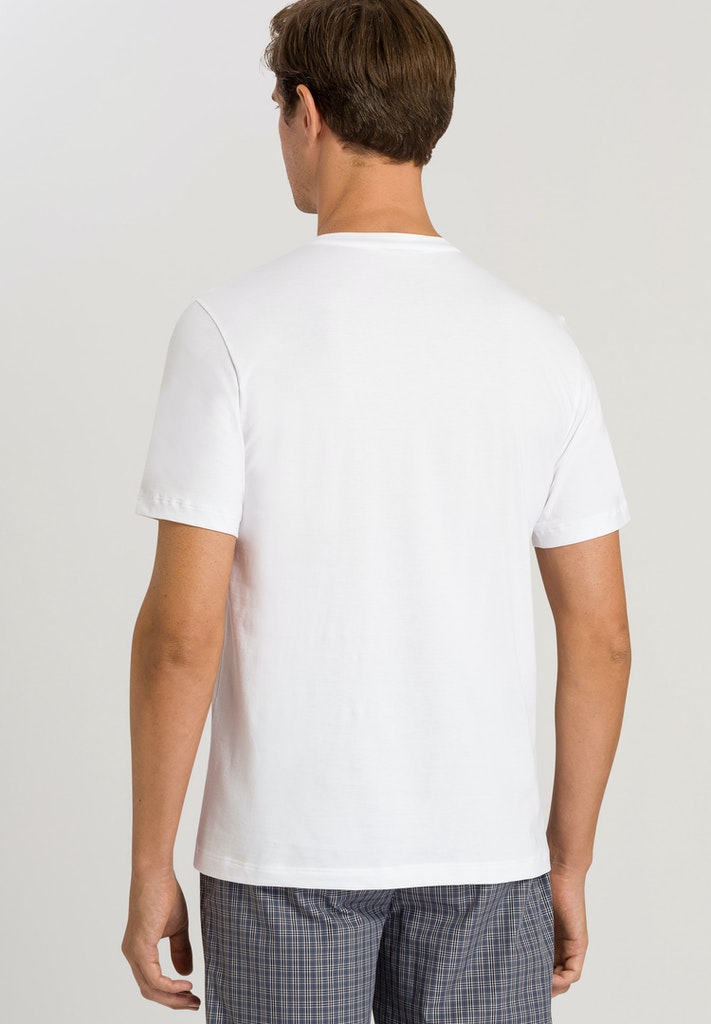 Living - Short Sleeved V Neck T-Shirt - HANRO