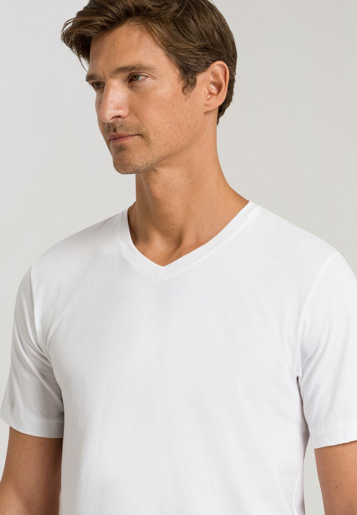 Living - Short Sleeved V Neck T-Shirt - HANRO