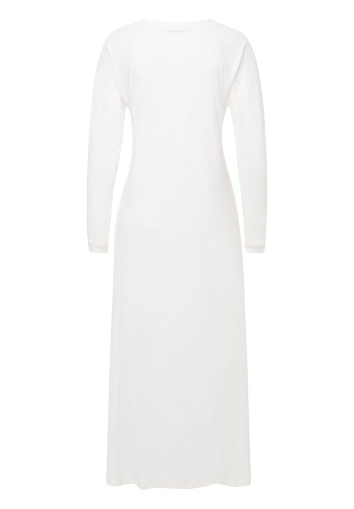 Pure Essence - Long-Sleeved Cotton Nightdress - HANRO