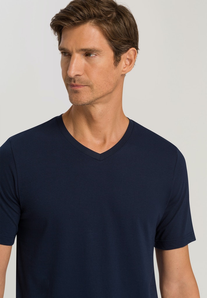Living - Short Sleeved V Neck T-Shirt - HANRO