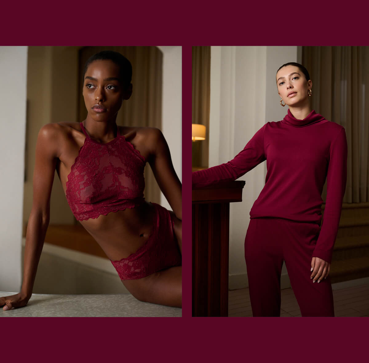 Women's Sensual Red