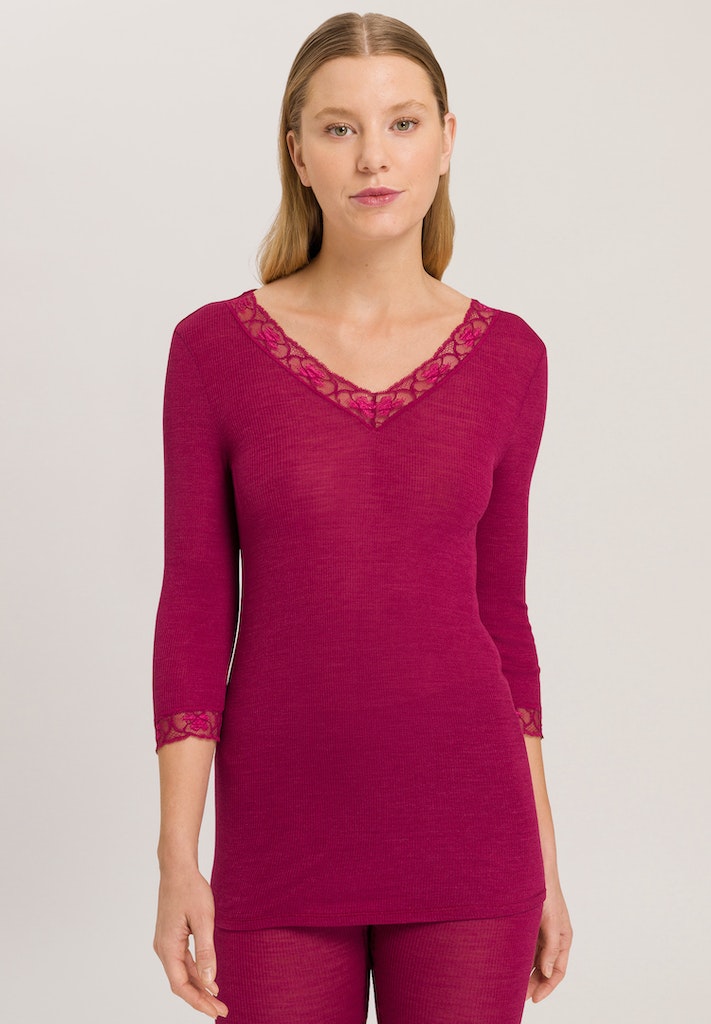 Woolen Lace - Crop Sleeved Top
