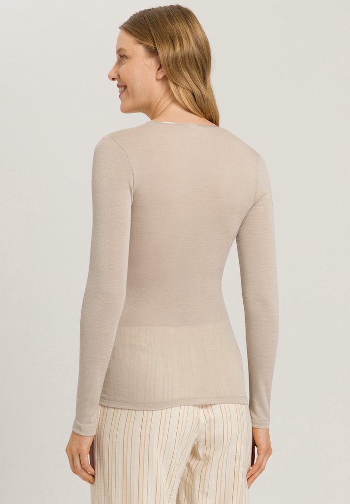 Woolen Silk - Long-Sleeved Top