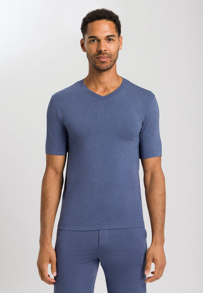 Casuals - Short Sleeved V-neck T-shirt - HANRO