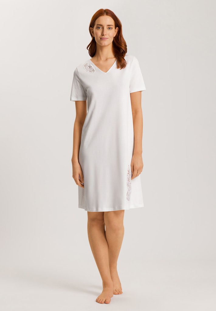 Anne - Short Sleeved Nightdress 100cm - HANRO