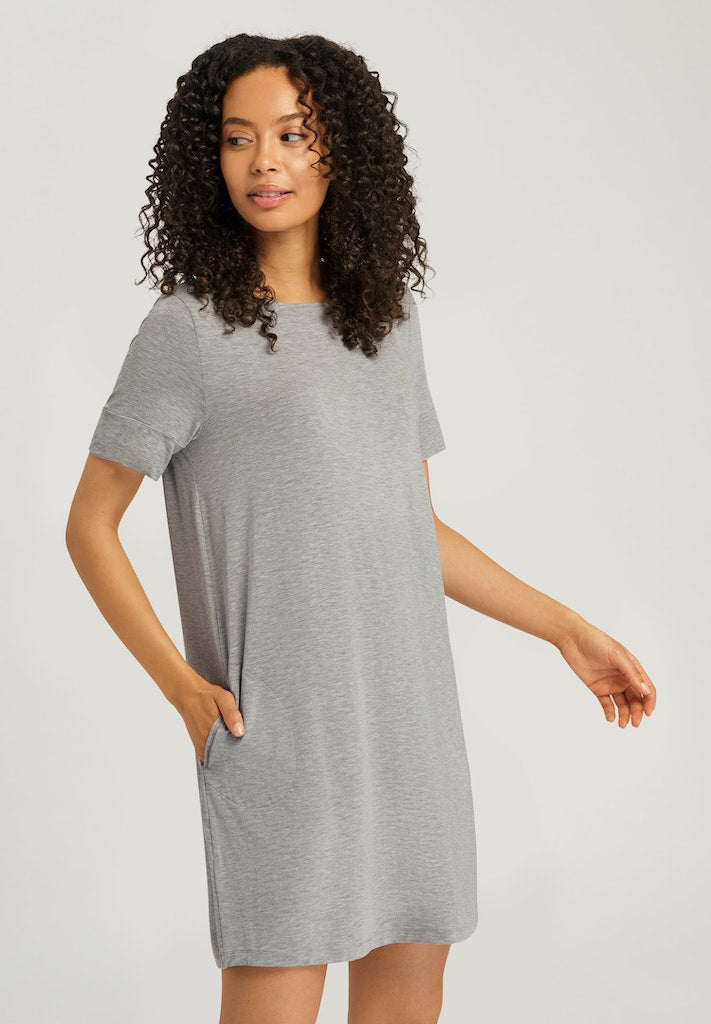 Natural Elegance -Short Sleeved Nightdress - HANRO