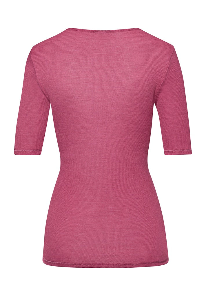 Woolen Lace - Short Sleeved Shirt - HANRO