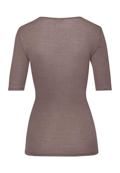 Woolen Lace - Short Sleeved Shirt - HANRO