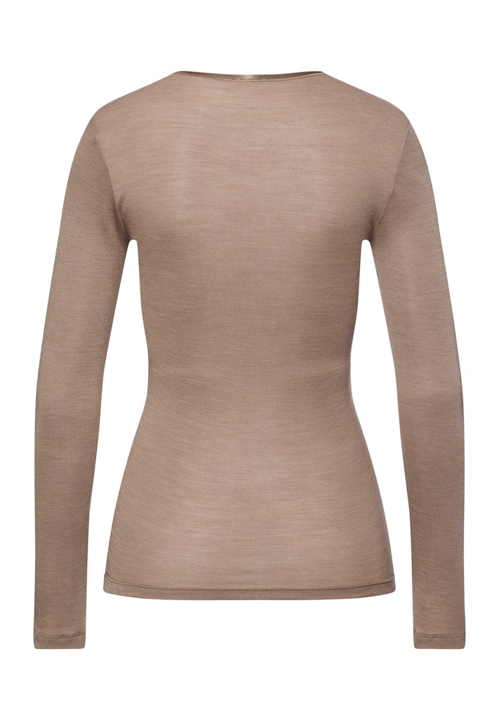 Woolen Silk - Long-Sleeved-Top