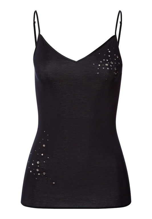 Cotton Seamless - V-Neck Spaghetti Top