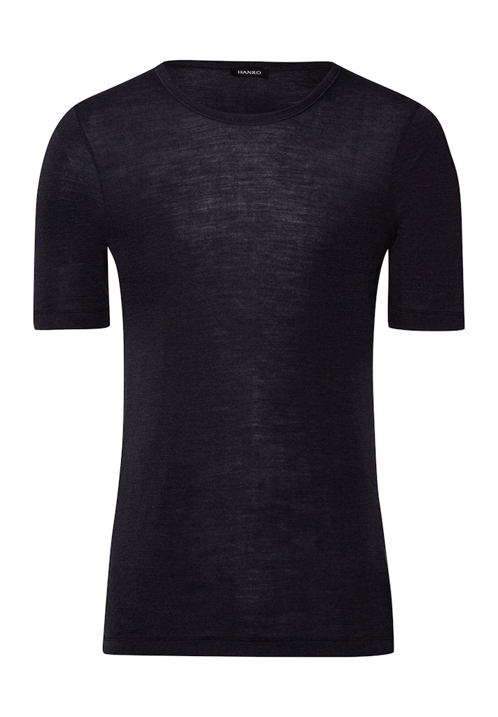 Silk/Cashmere - Short Sleeved shirt V-Neck