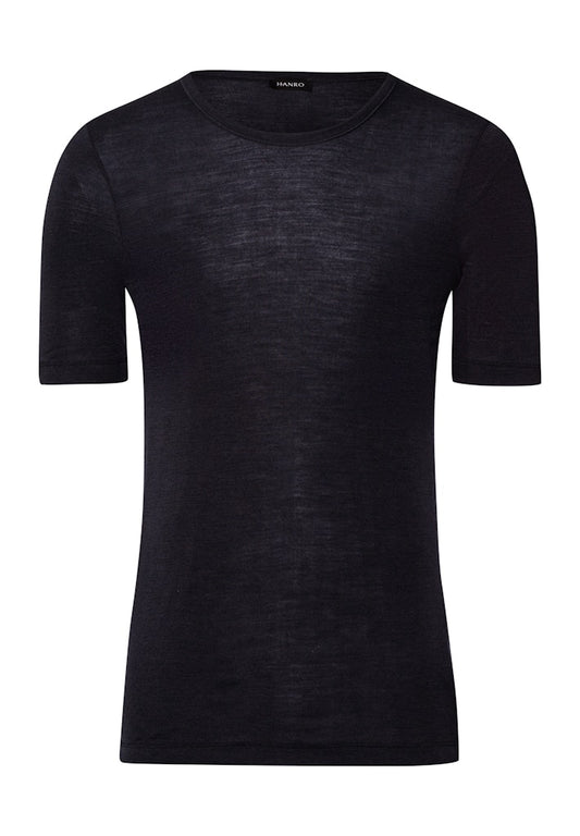 Silk Cashmere - Short Sleeved shirt V-Neck