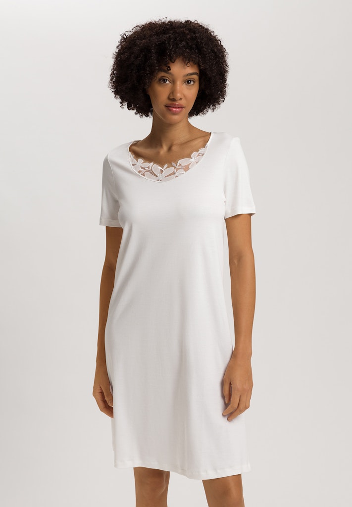 Kalea NW - Short Sleeve Nightdress 100cm - HANRO
