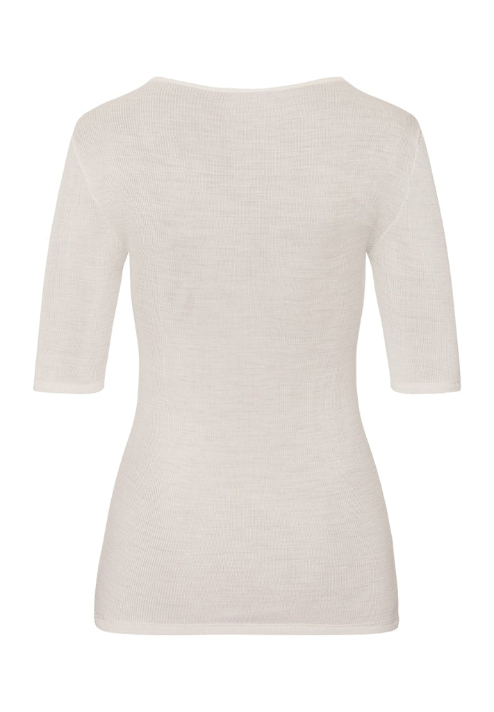 Woolen Lace - Cropped Sleeved Top