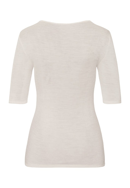 Woolen Lace - Cropped Sleeved Top