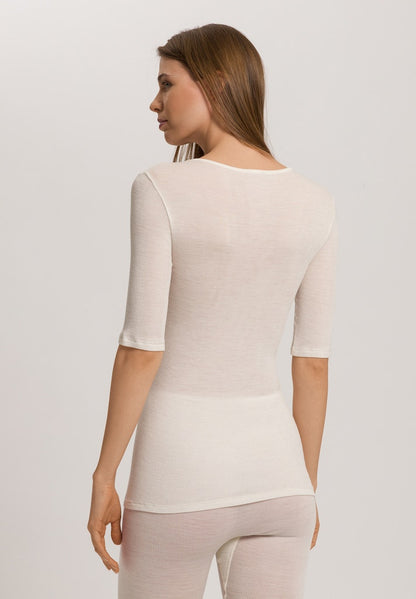 Woolen Lace - Cropped Sleeved Top