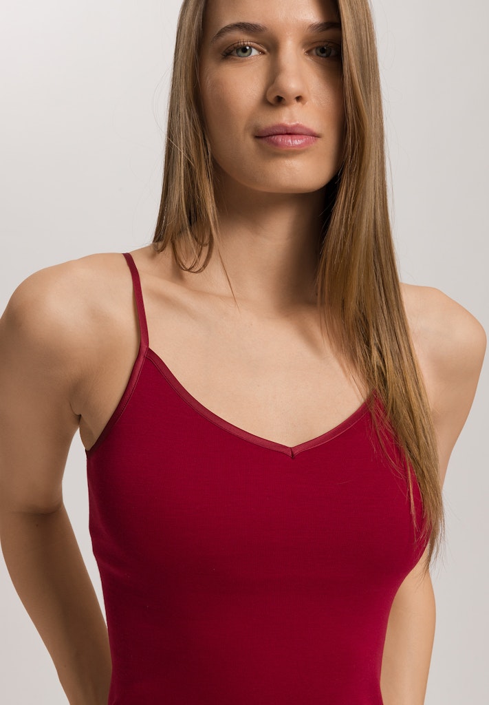 Cotton Seamless - Padded Spaghetti Top