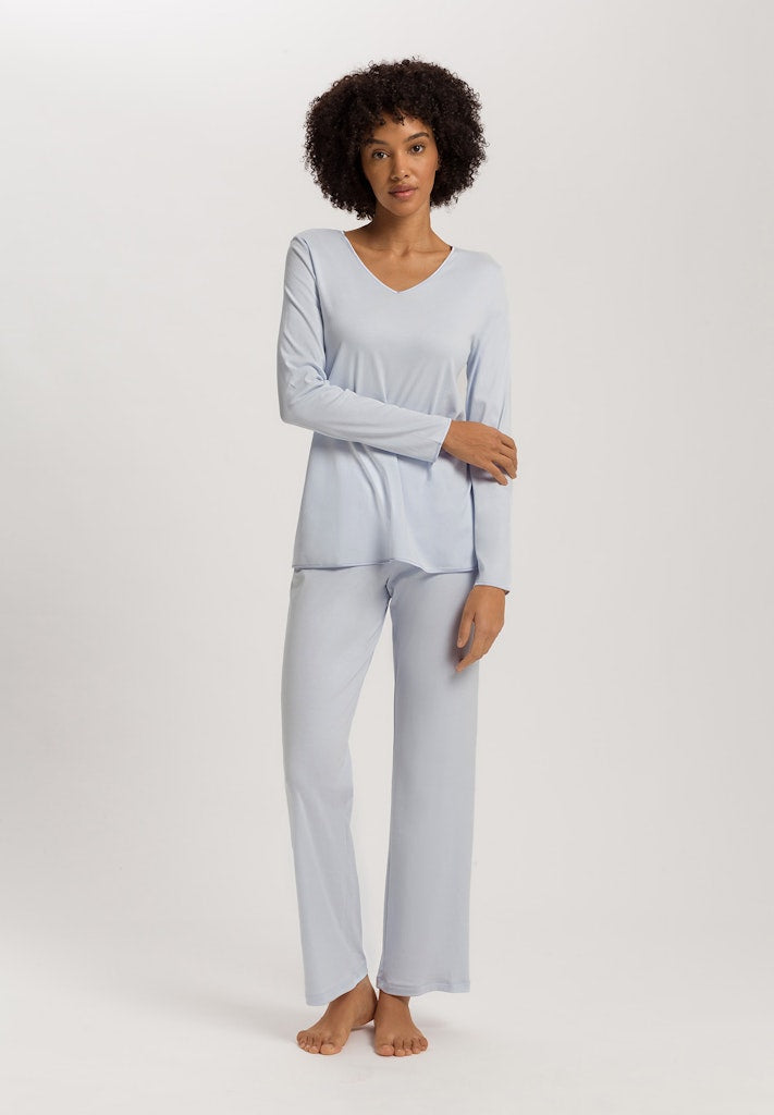 Cotton Silk Long Sleeved Pyjama