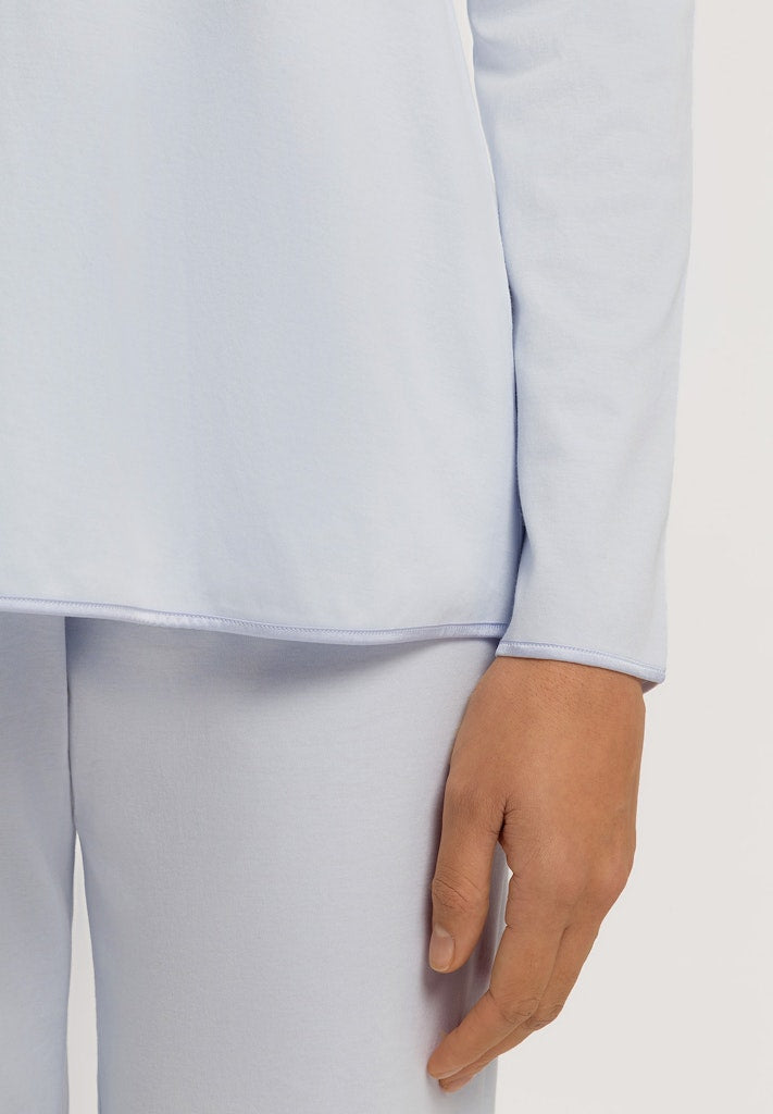 Cotton Silk Long Sleeved Pyjama