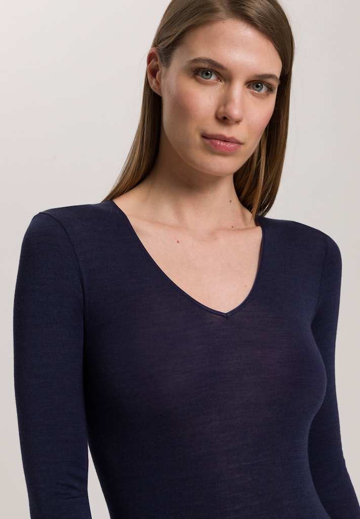 Woolen Silk - Long-Sleeved Top