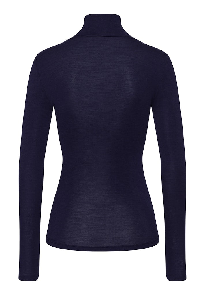 Woolen Silk - Long Sleeved Turtle Neck Top - HANRO