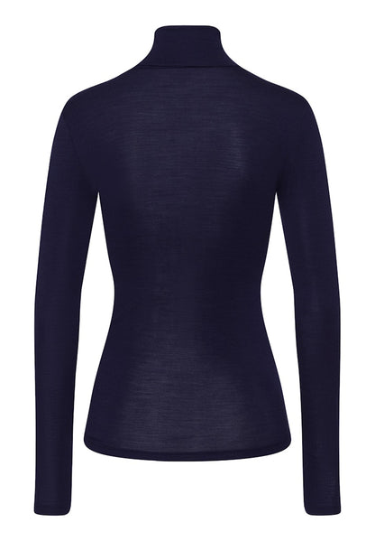 Woolen Silk - Long Sleeved Turtle Neck Top - HANRO