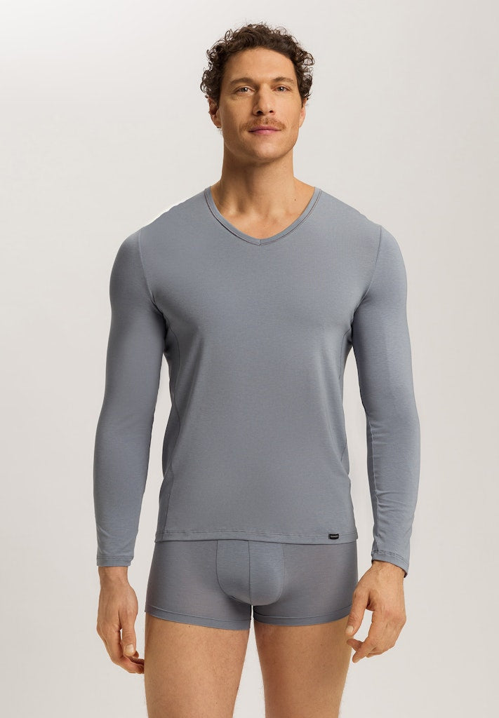 Natural Function - Long Sleeved V-Neck Top - HANRO