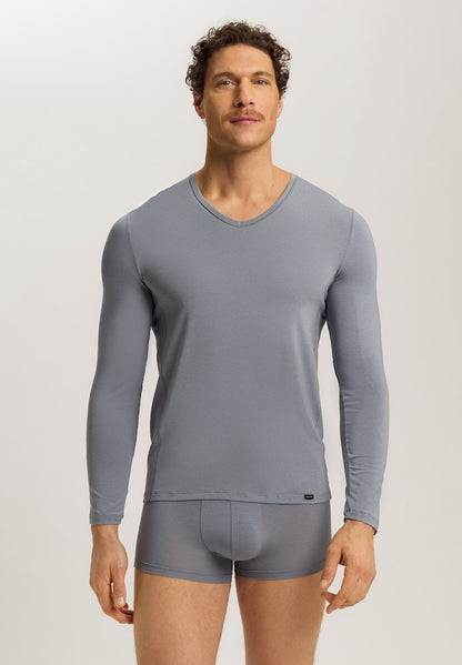 Natural Function - Long Sleeved V-Neck Top - HANRO