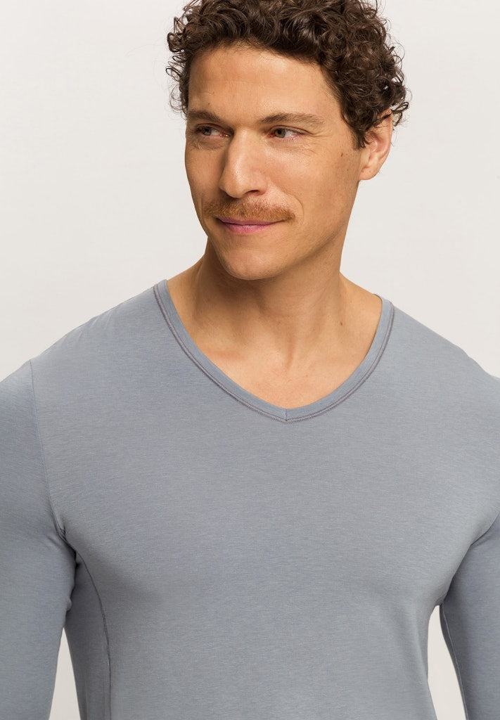 Natural Function - Long Sleeved V-Neck Top - HANRO