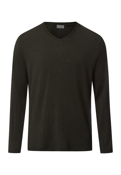 Casuals - Long Sleeve Shirt V-Neck - HANRO