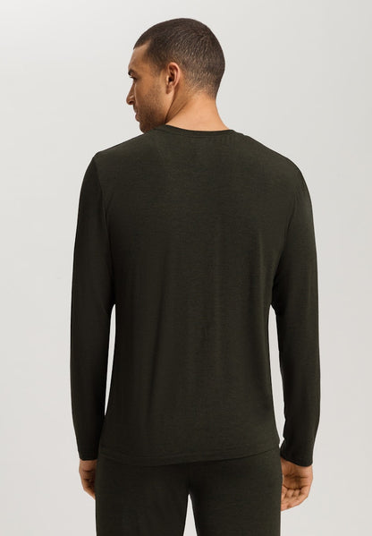 Casuals - Long Sleeve Shirt V-Neck - HANRO