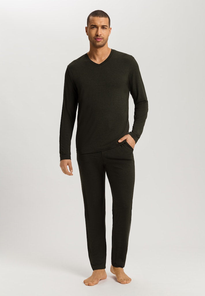 Casuals - Long Sleeve Shirt V-Neck - HANRO