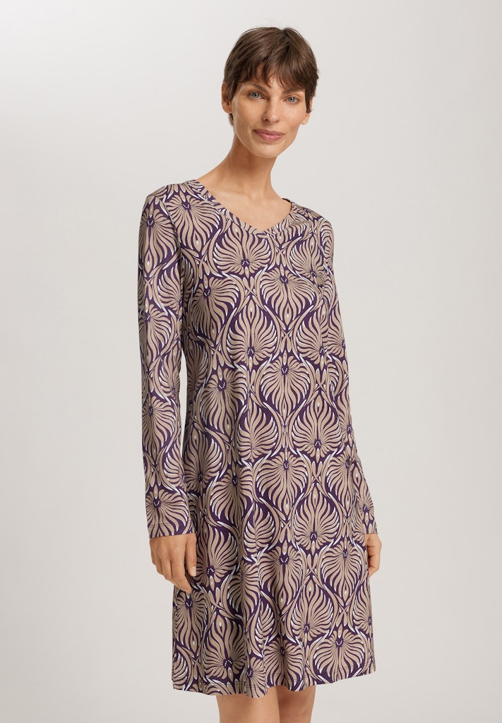 Sleep & Lounge - Long Sleeved Nightdress 95cm - HANRO