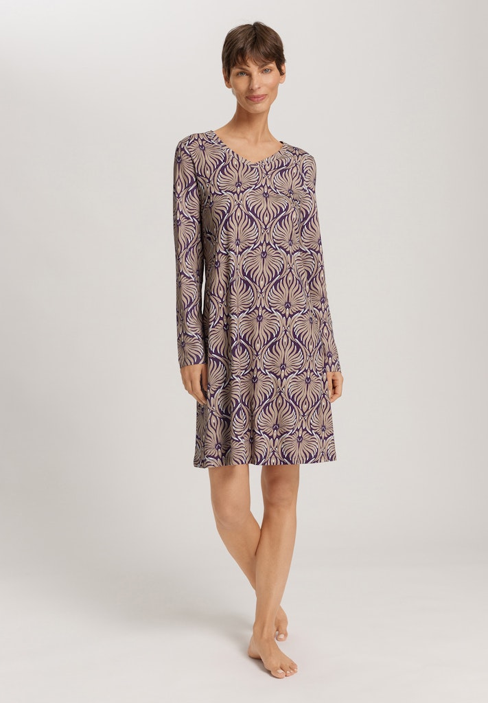 Sleep & Lounge - Long Sleeved Nightdress 95cm - HANRO