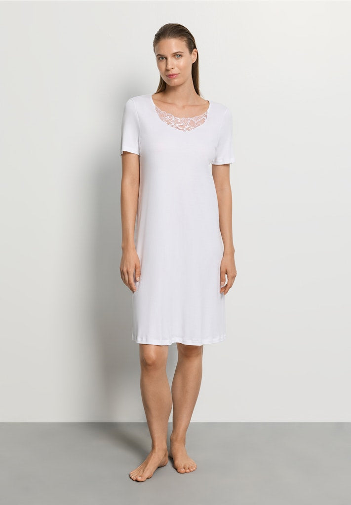 Belen - Short Sleeved Nightdress 100cm - HANRO