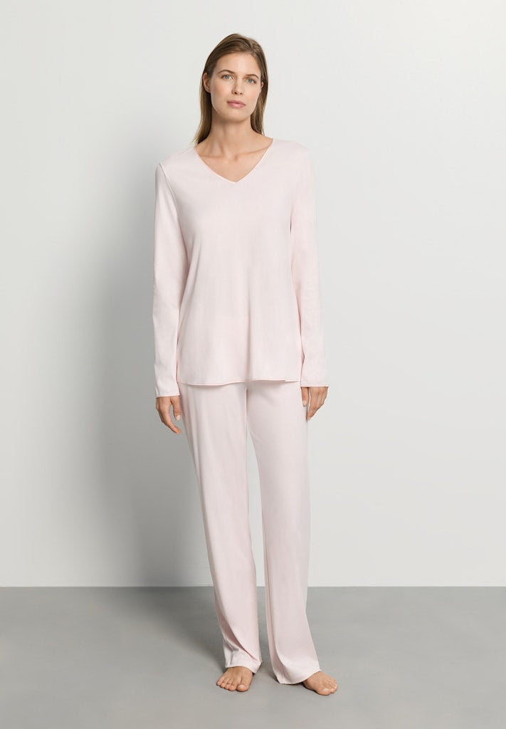 Cotton Silk - Long Sleeved Pyjama - HANRO