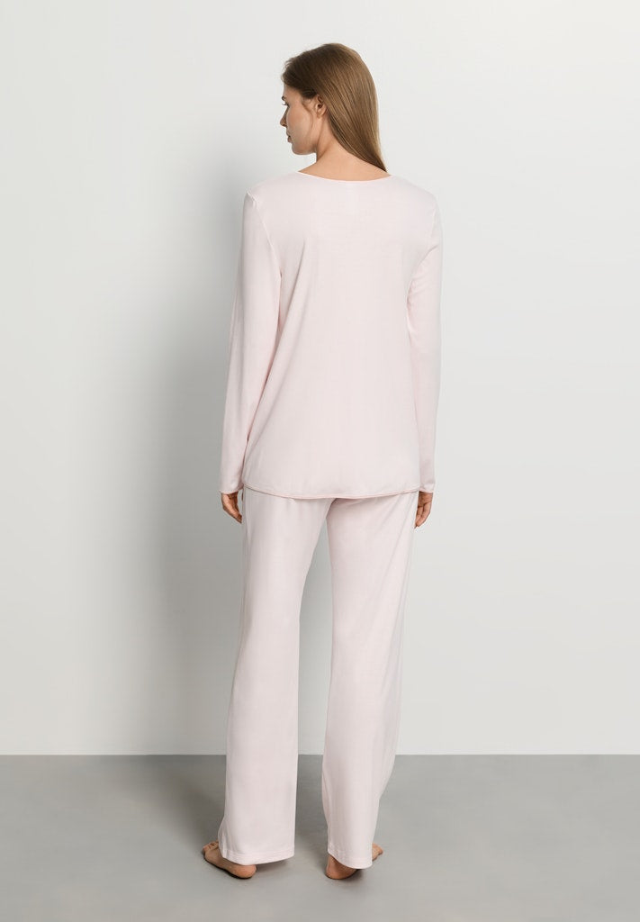 Cotton Silk - Long Sleeved Pyjama - HANRO