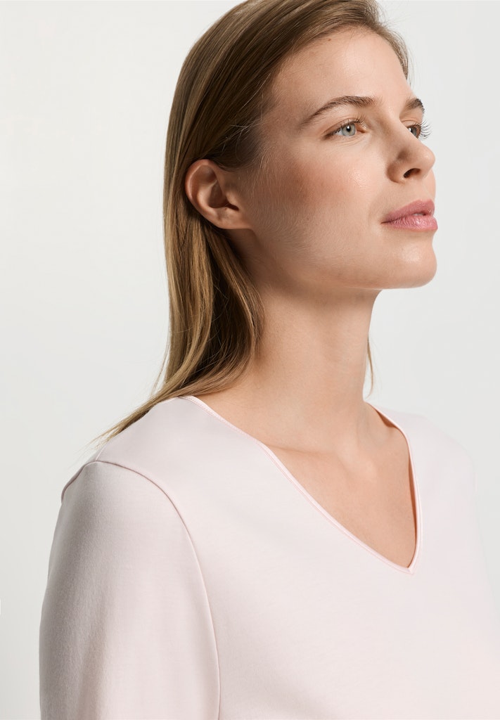 Cotton Silk - Long Sleeved Pyjama - HANRO