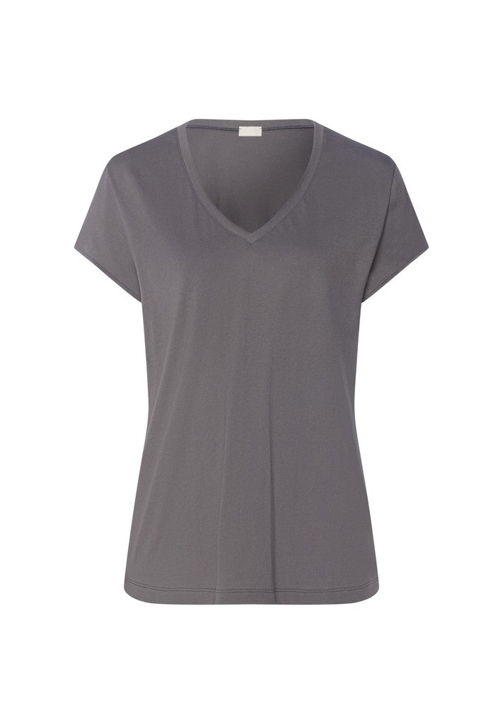 Natural Shirt - Short Sleeved Shirt V-Neck